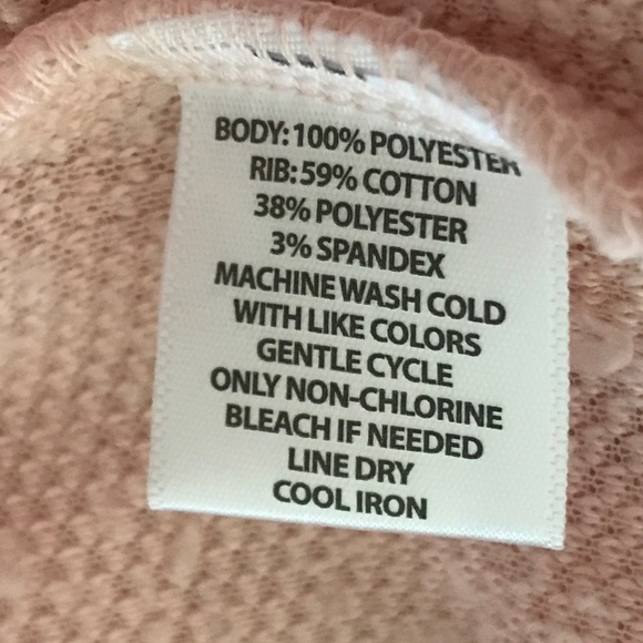 NWT MV SPORT PINK FLEECE HOODIE JACKET SIZE S - Picture 7 of 7